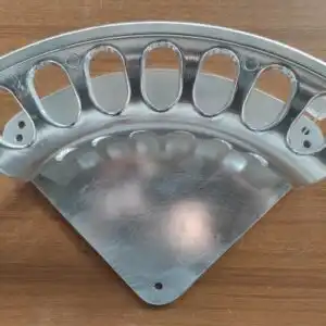 SUPPORT TUYEAU MURAL ALUMINIUM